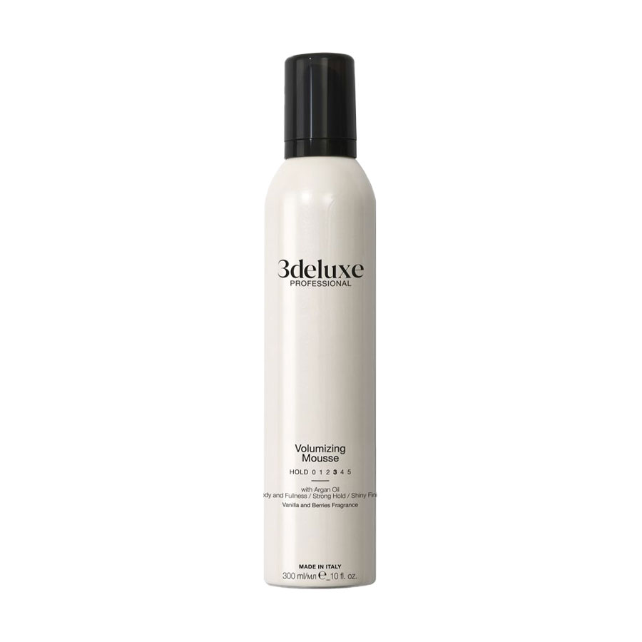 Мус для надання об'єму волоссю 3DeLuXe Volumizing Mousse сильної фіксації, 300 мл